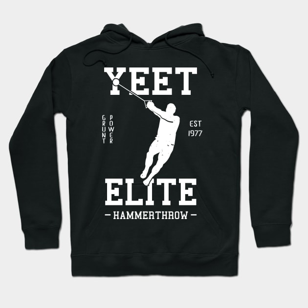 Yeet Elite Hammer Throw Athlete Track N Field Athletics Hoodie by atomguy